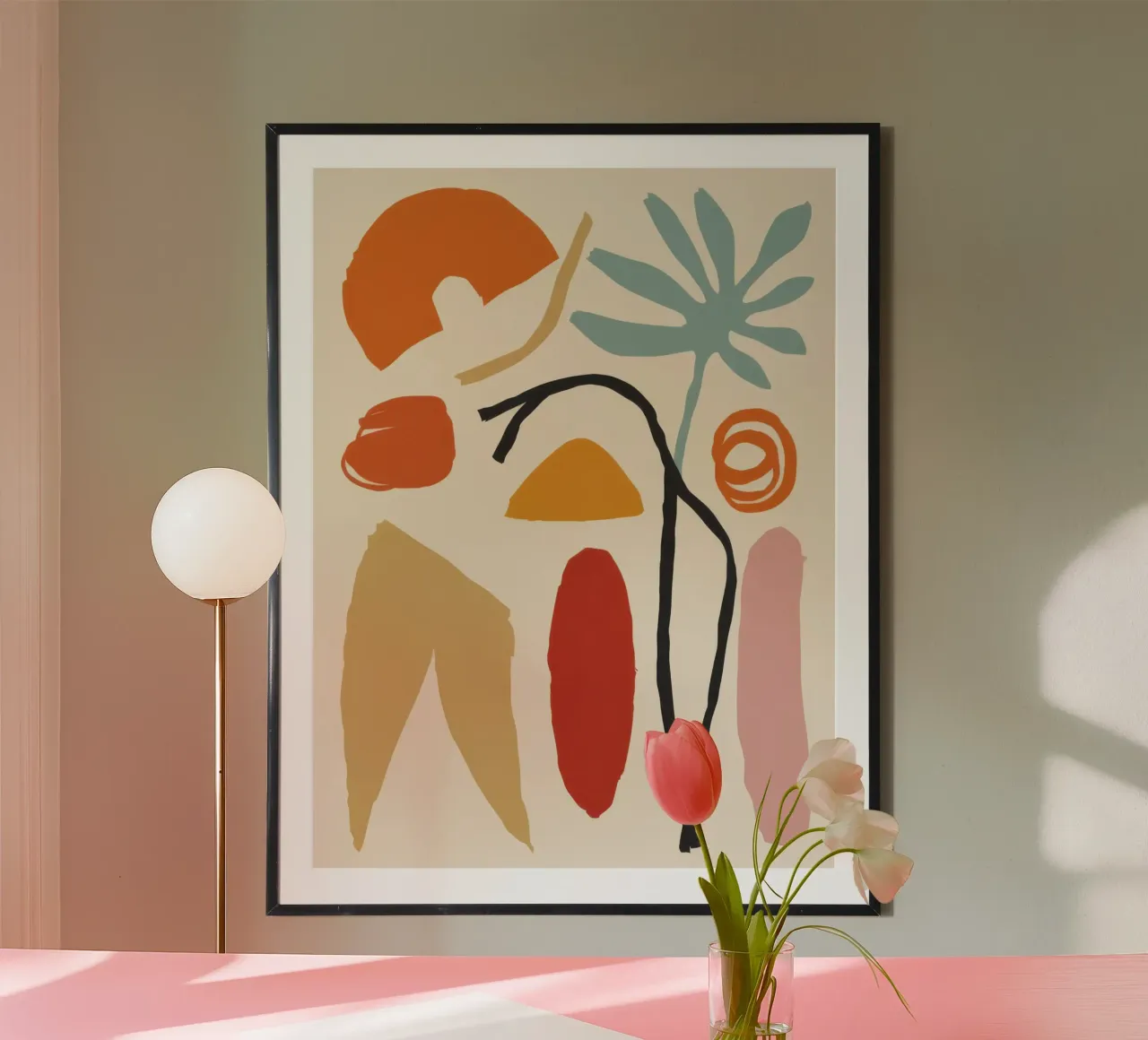 Abstract Body Forms poster by Gaia Viesta