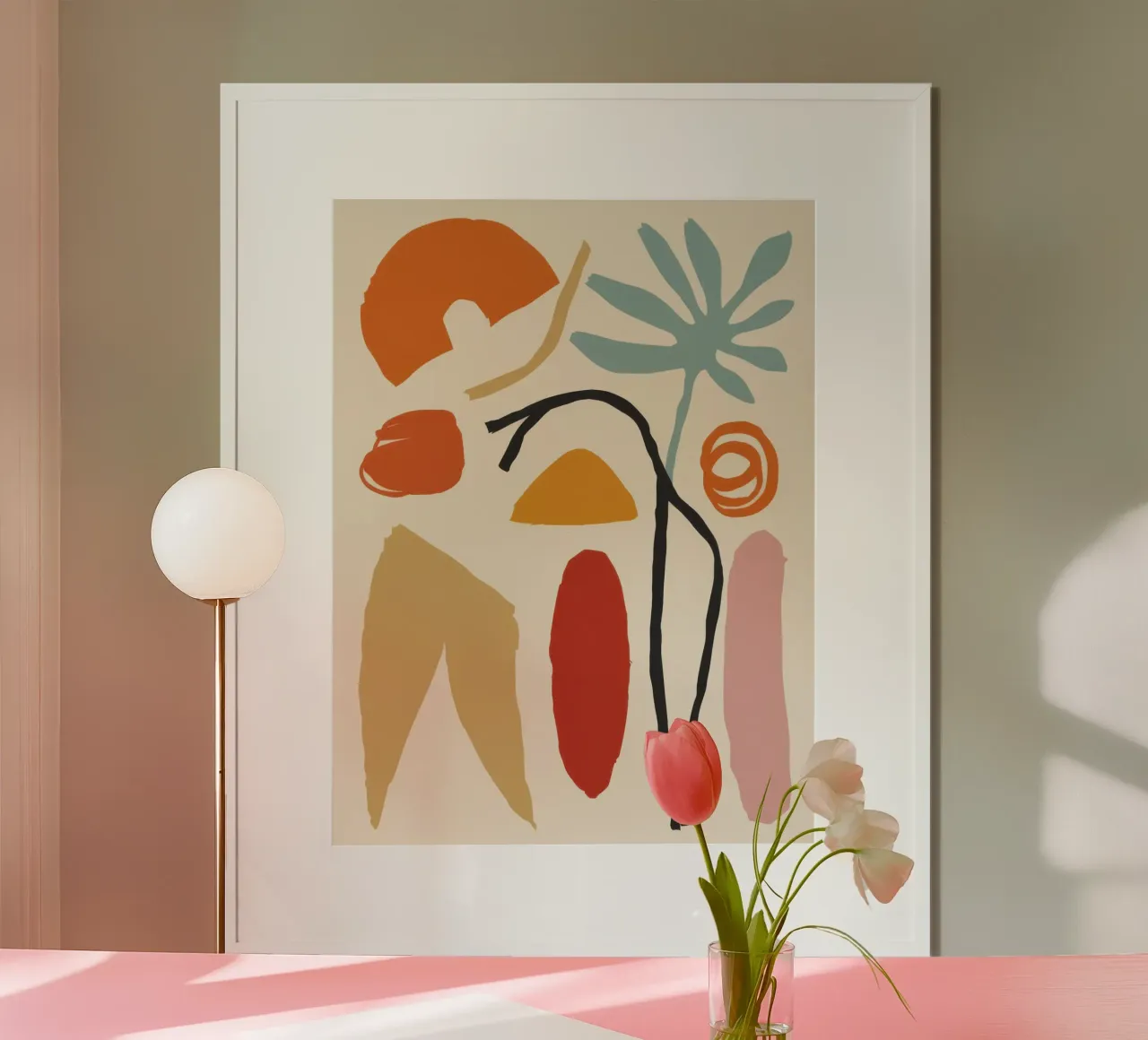 Abstract Body Forms poster by Gaia Viesta