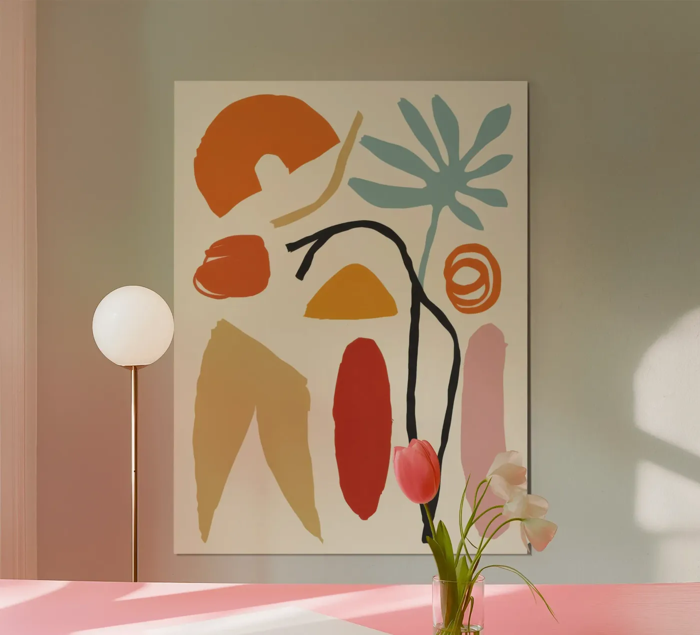 Abstract Body Forms Poster von Gaia Viesta