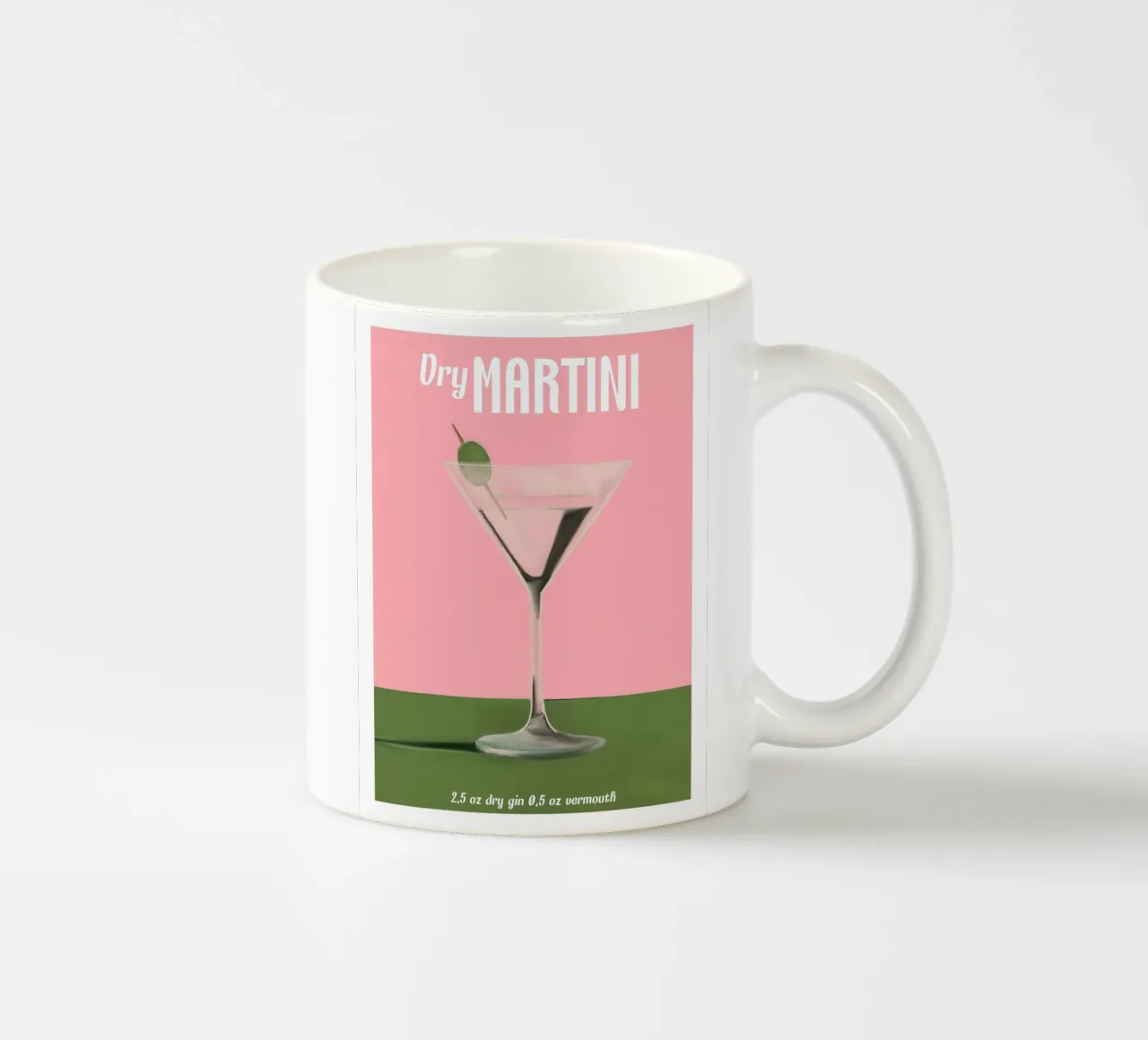 Cocktail Martini Dry tazza in ceramica da cafelab