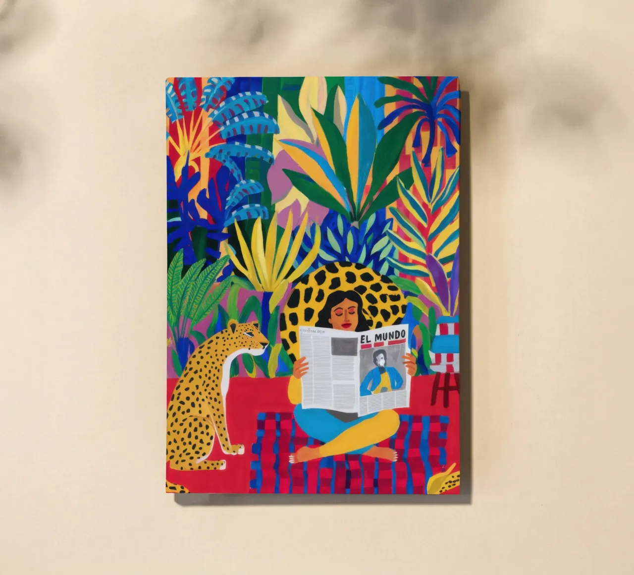 Jungle Reading Nook notebook by Irish Strokes