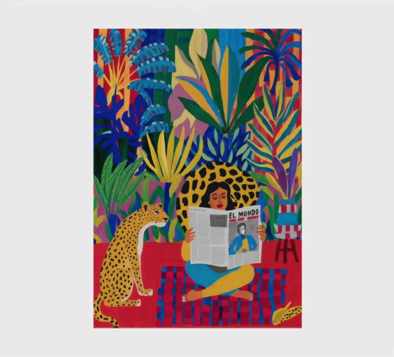 Jungle Reading Nook notebook by Irish Strokes