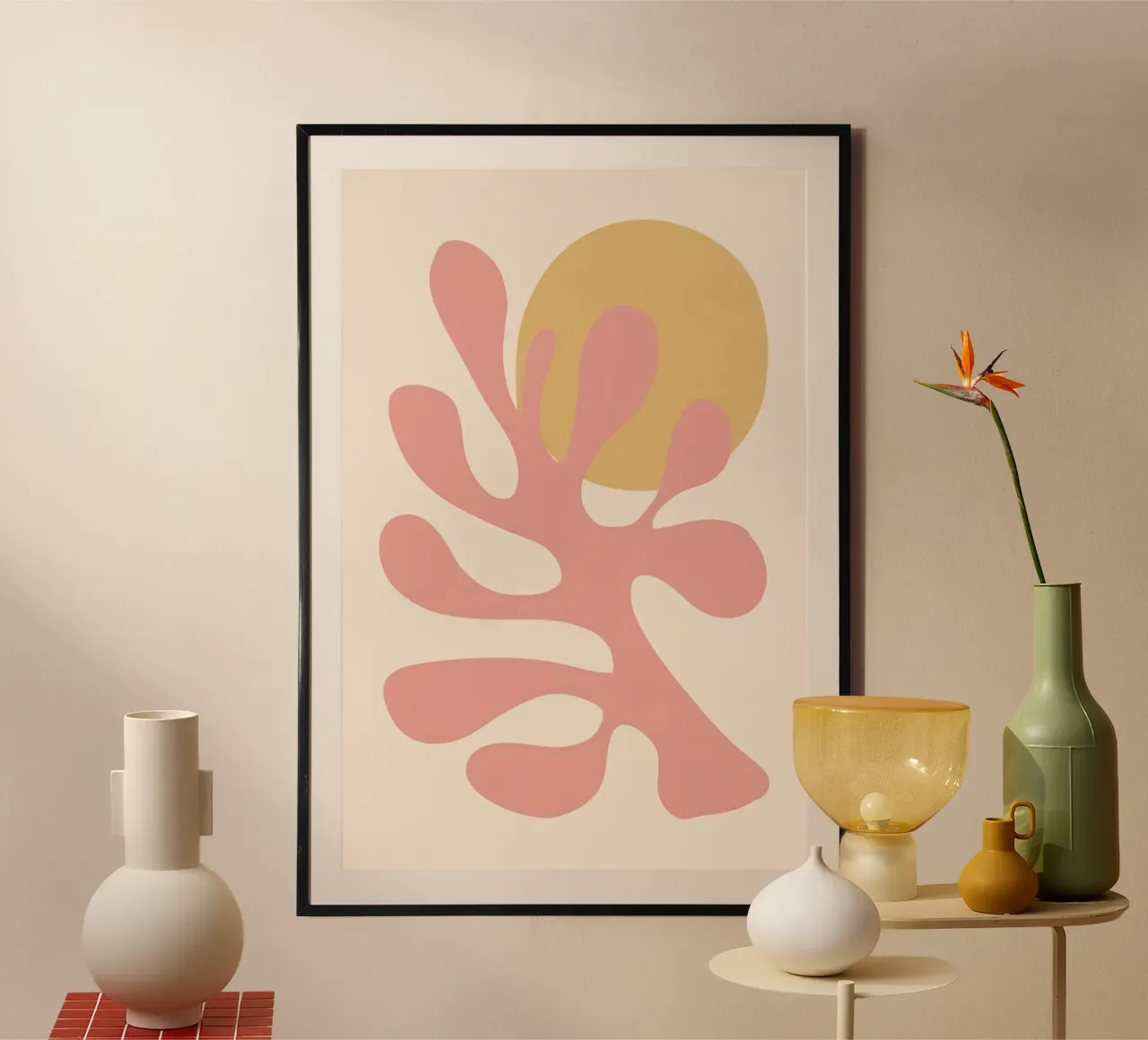 Forma organica del corallo poster da Luna Aura