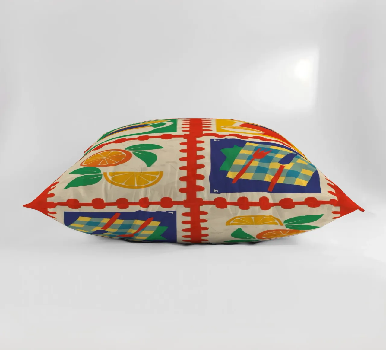 Collezione di francobolli Pop Art cuscino da Irish Strokes