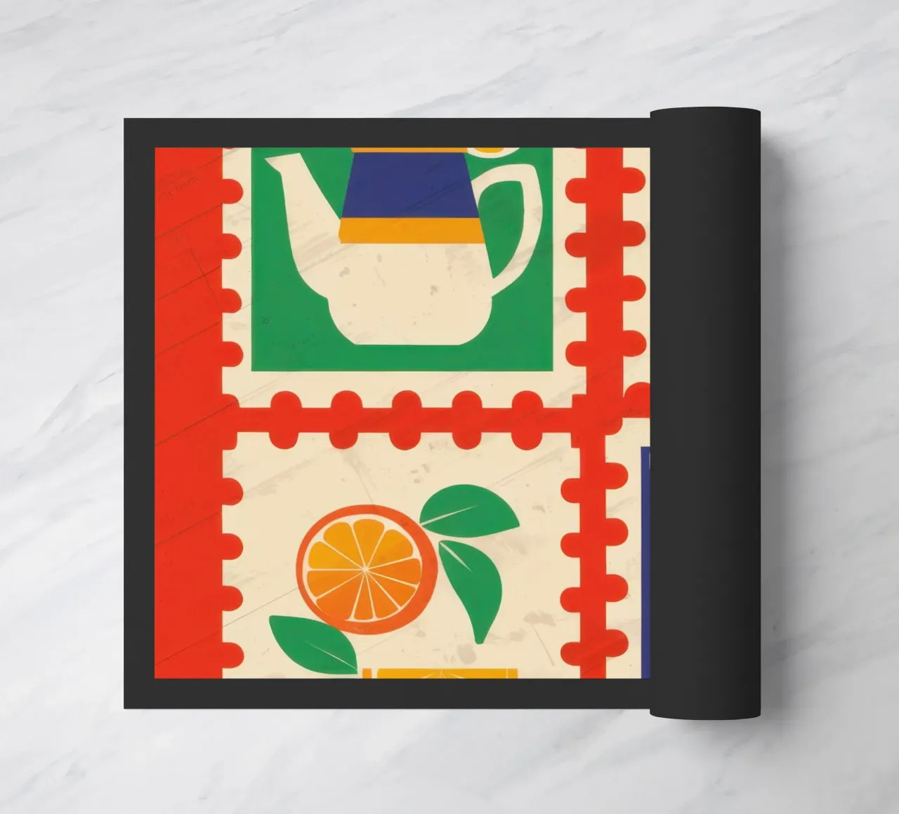 Collezione di francobolli Pop Art zerbino da Irish Strokes
