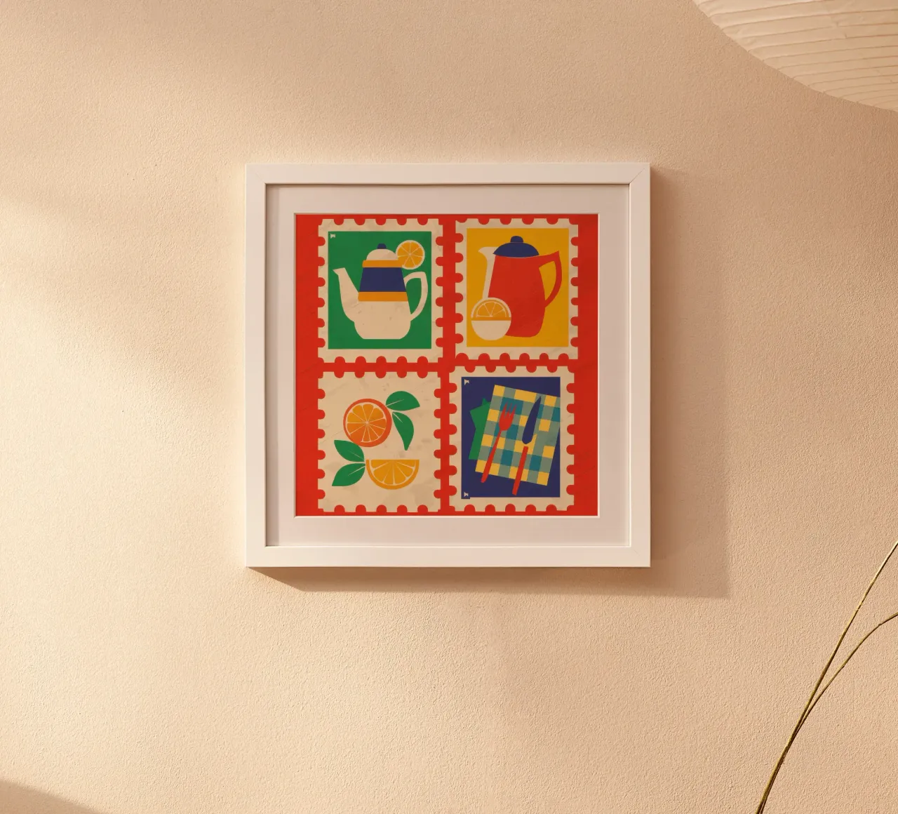 Collezione di francobolli Pop Art poster da Irish Strokes