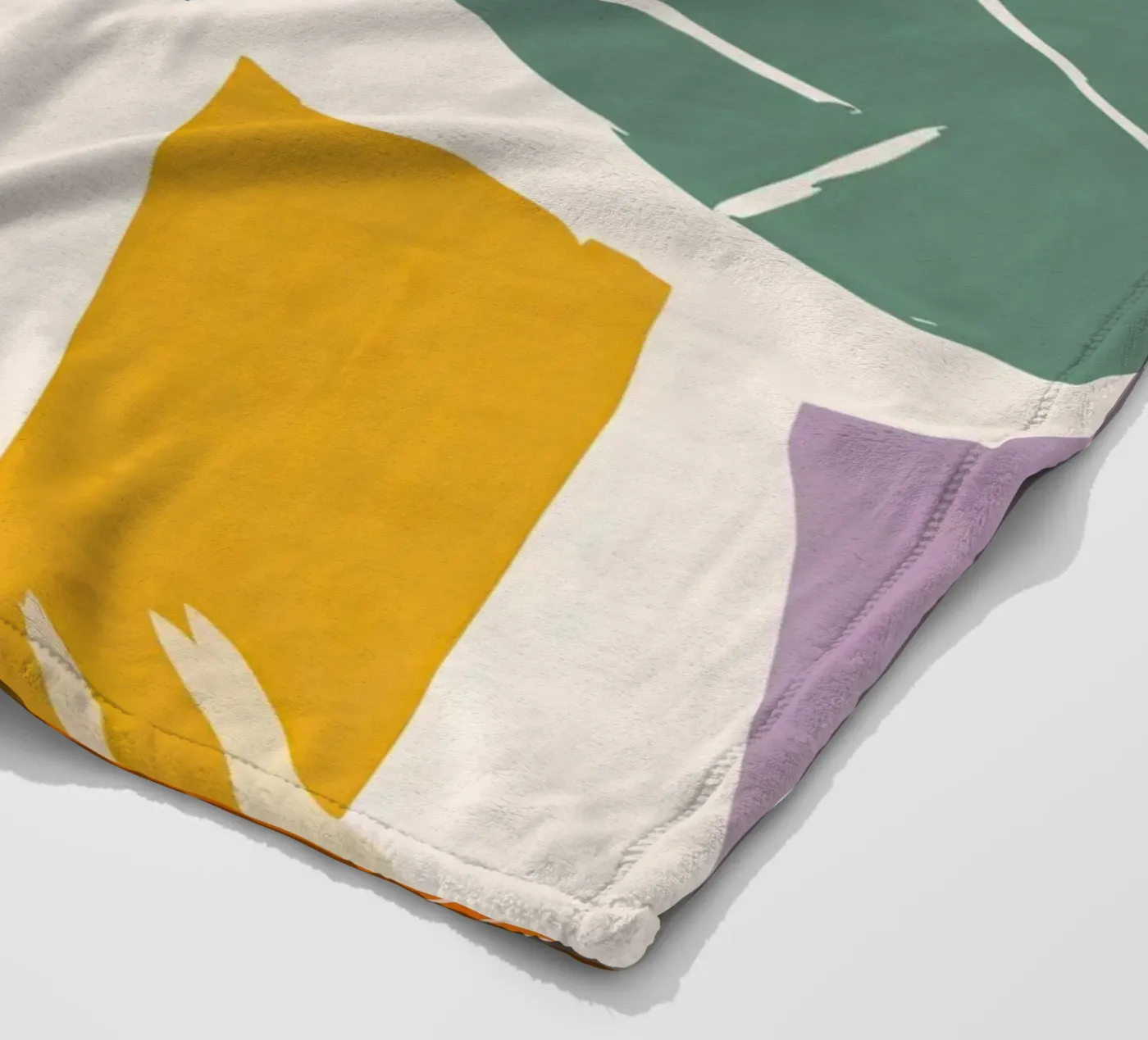 Shattered Form Collage fleecedeken van Obs Canvas