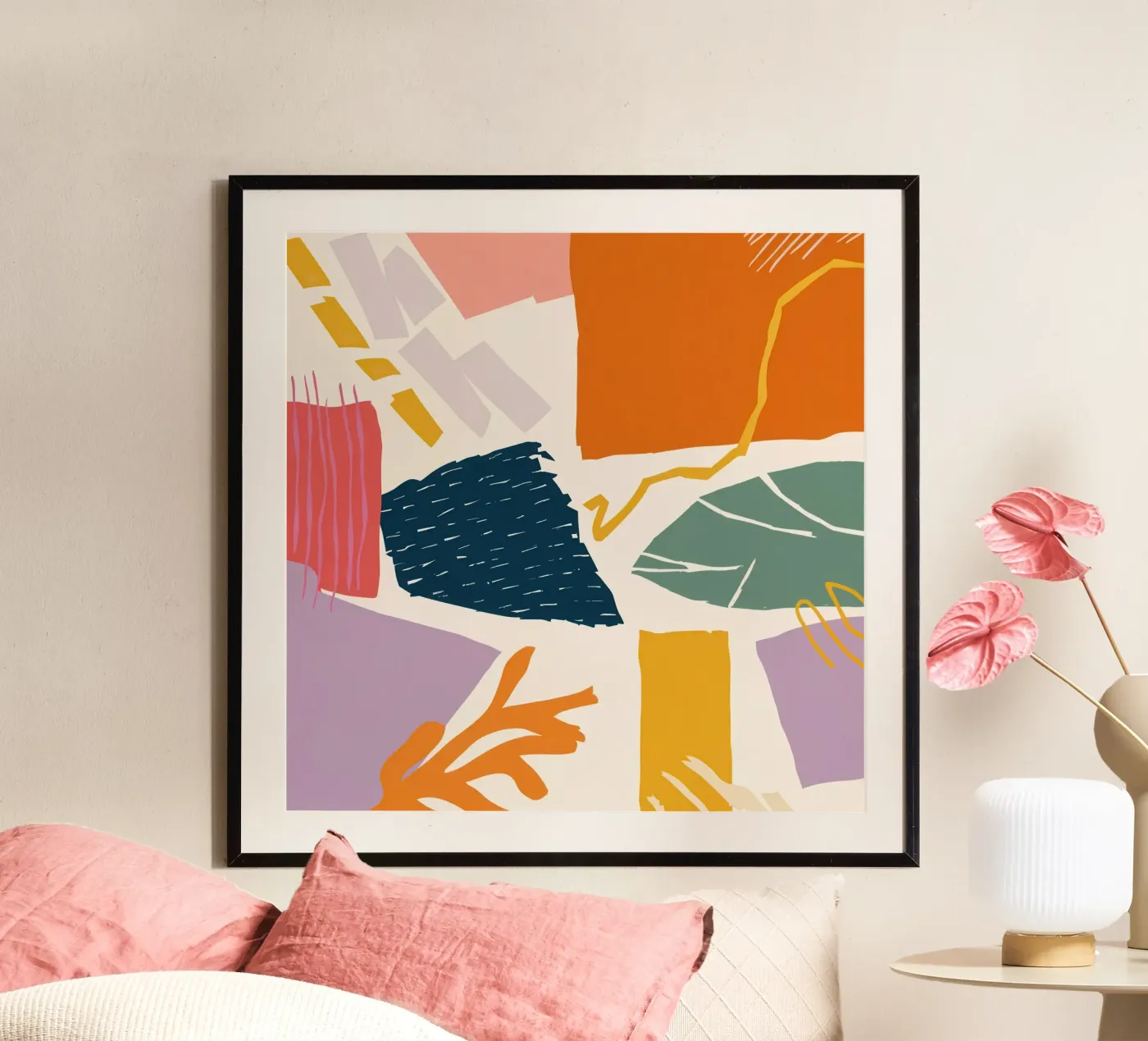 Shattered Form Collage poster da Obs Canvas