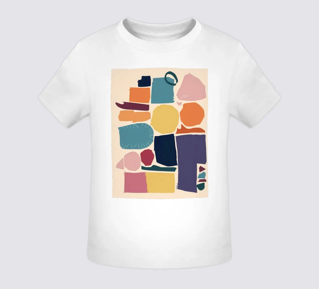 Mosaico di forme gioiose maglietta neonato da Trace Brush