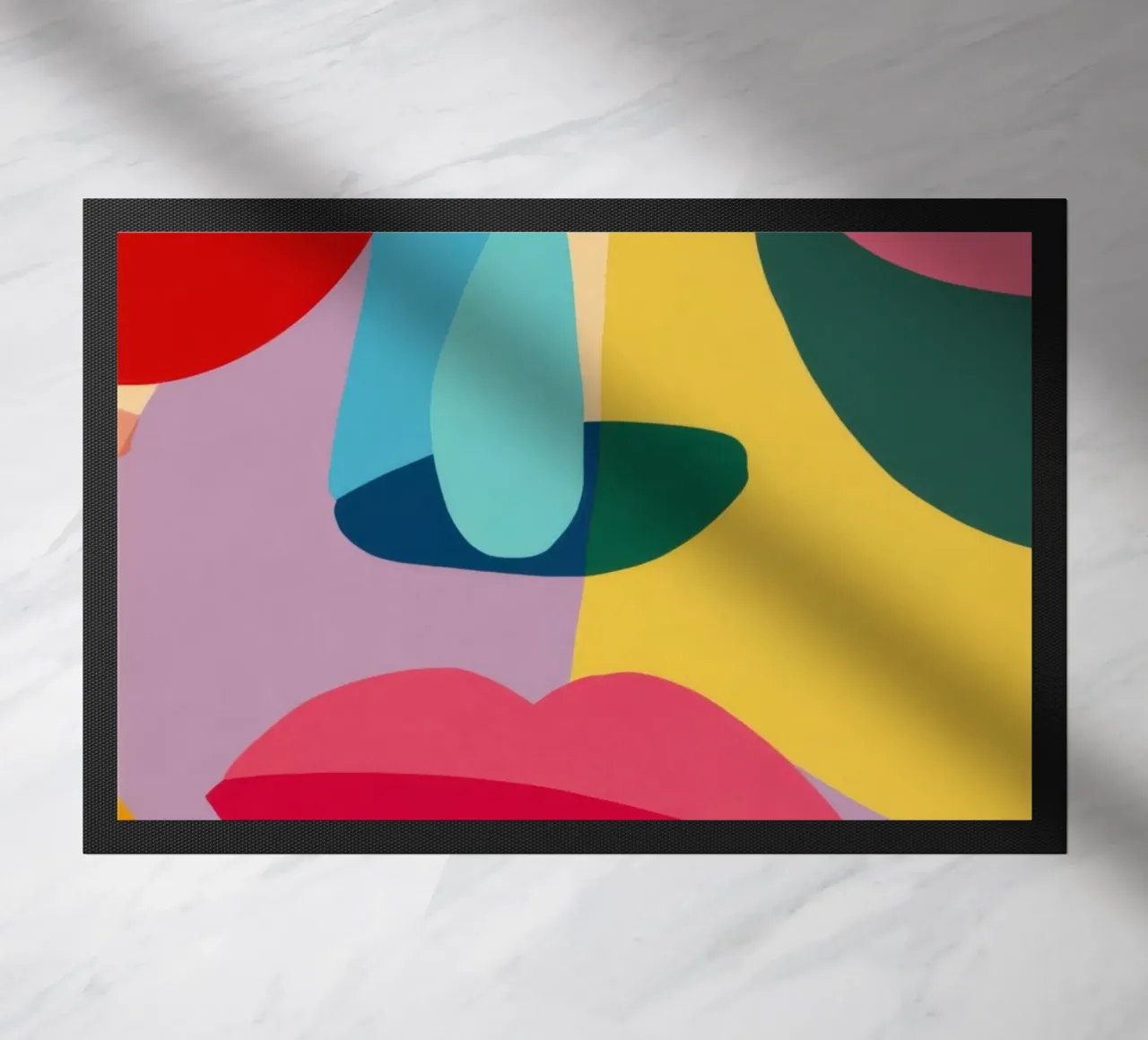 Ritratto cubista cromatico zerbino da Obs Canvas