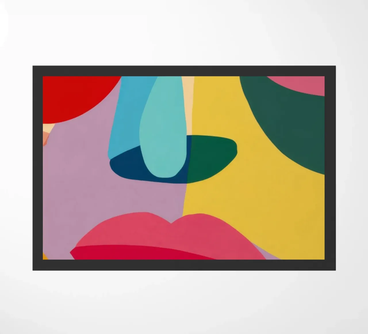 Ritratto cubista cromatico zerbino da Obs Canvas
