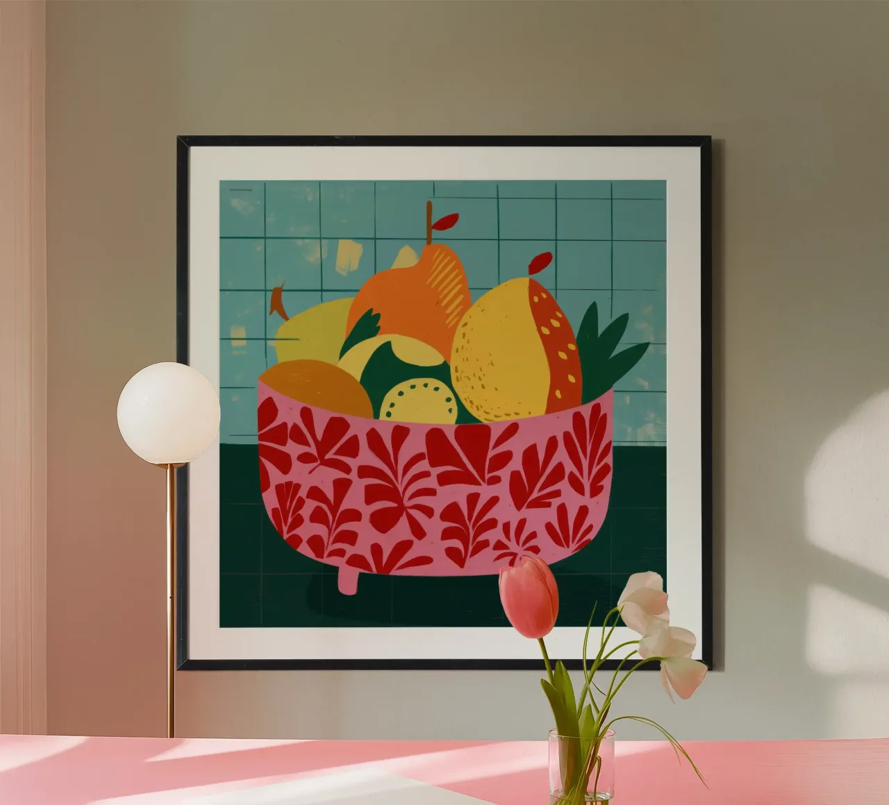 Lebendige Fruchtmischung Poster von Trace Brush