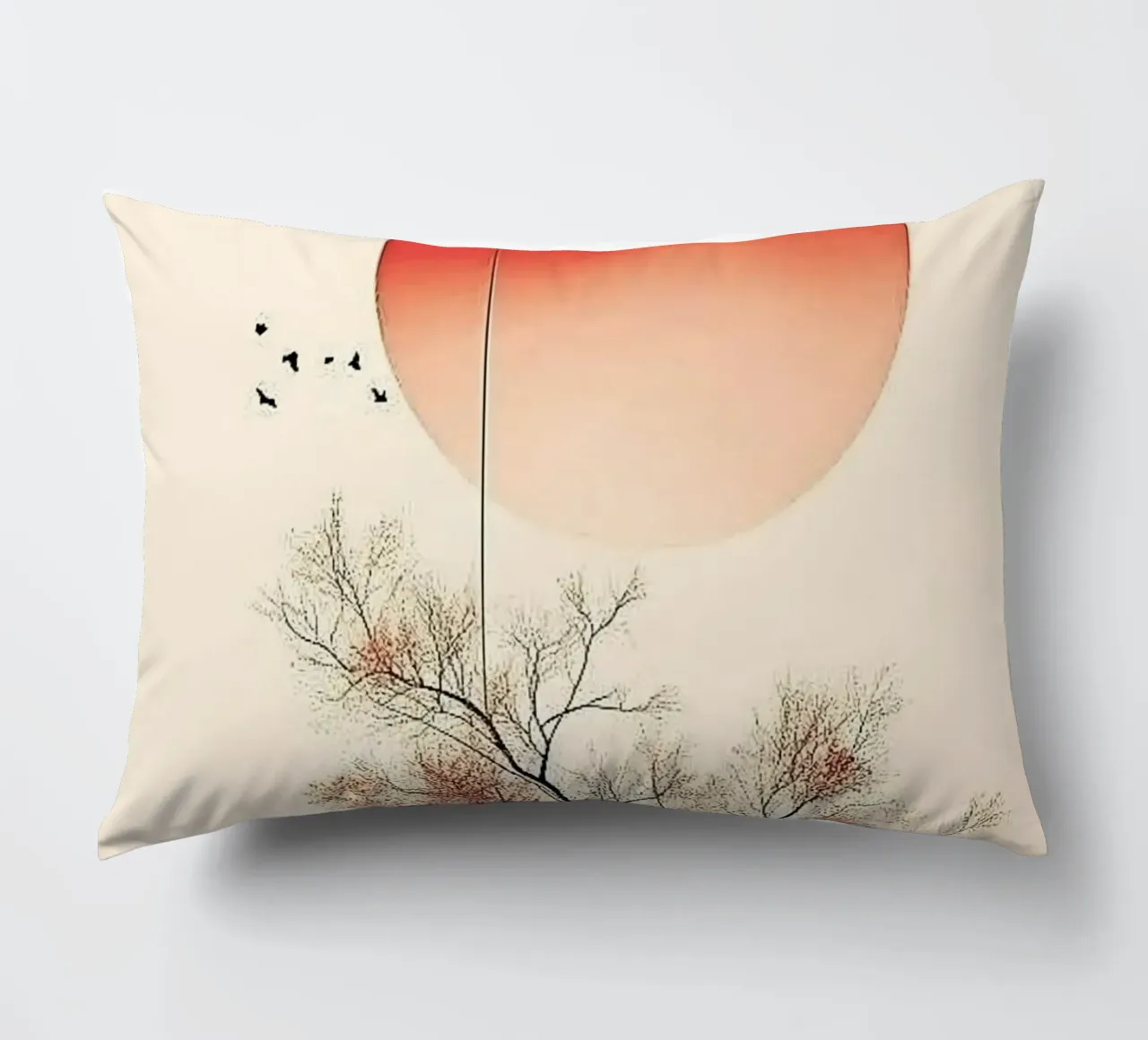 no leaves thin branches decorative cushion by Histrol