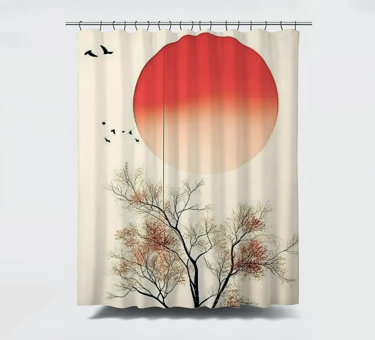 no leaves thin branches Duschvorhang von Histrol