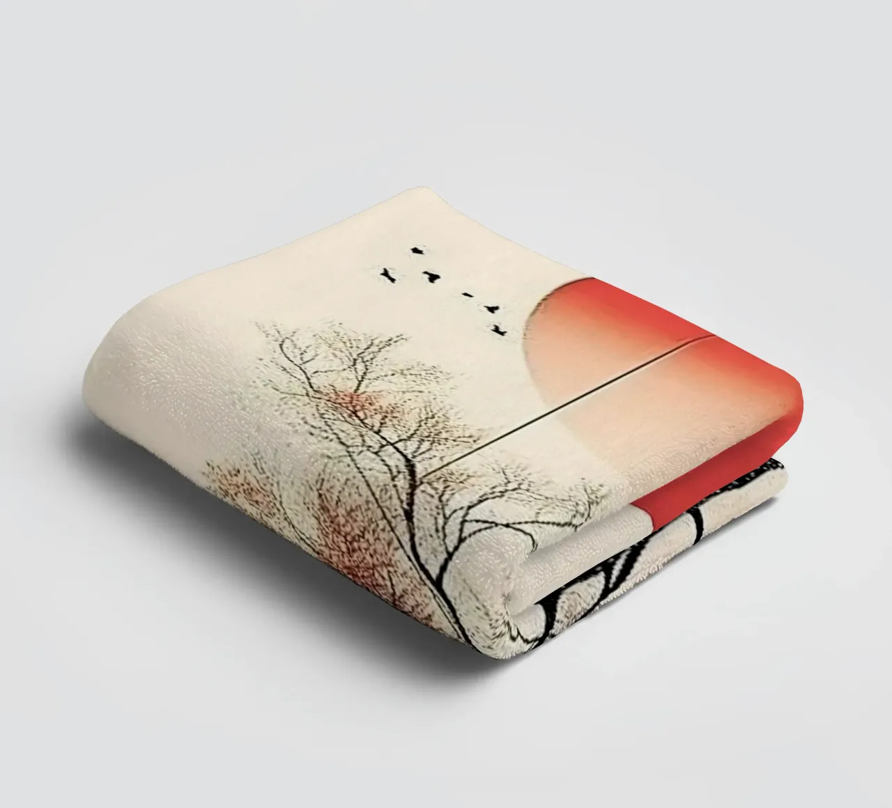 no leaves thin branches towel by Histrol