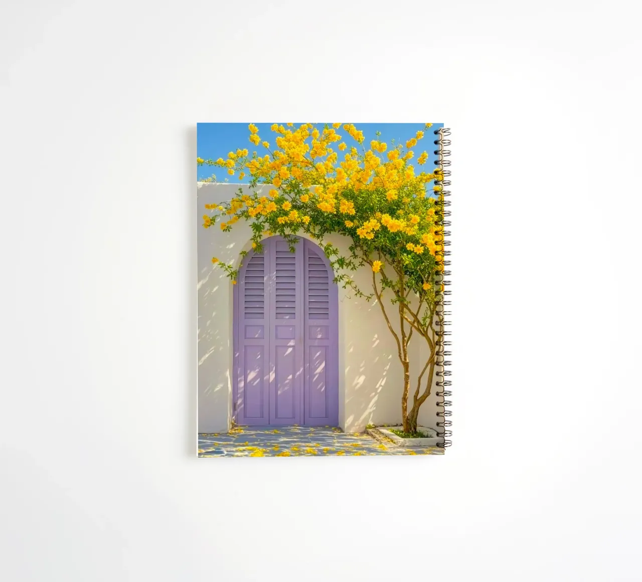 shadows stone path spiral notebook by Histrol