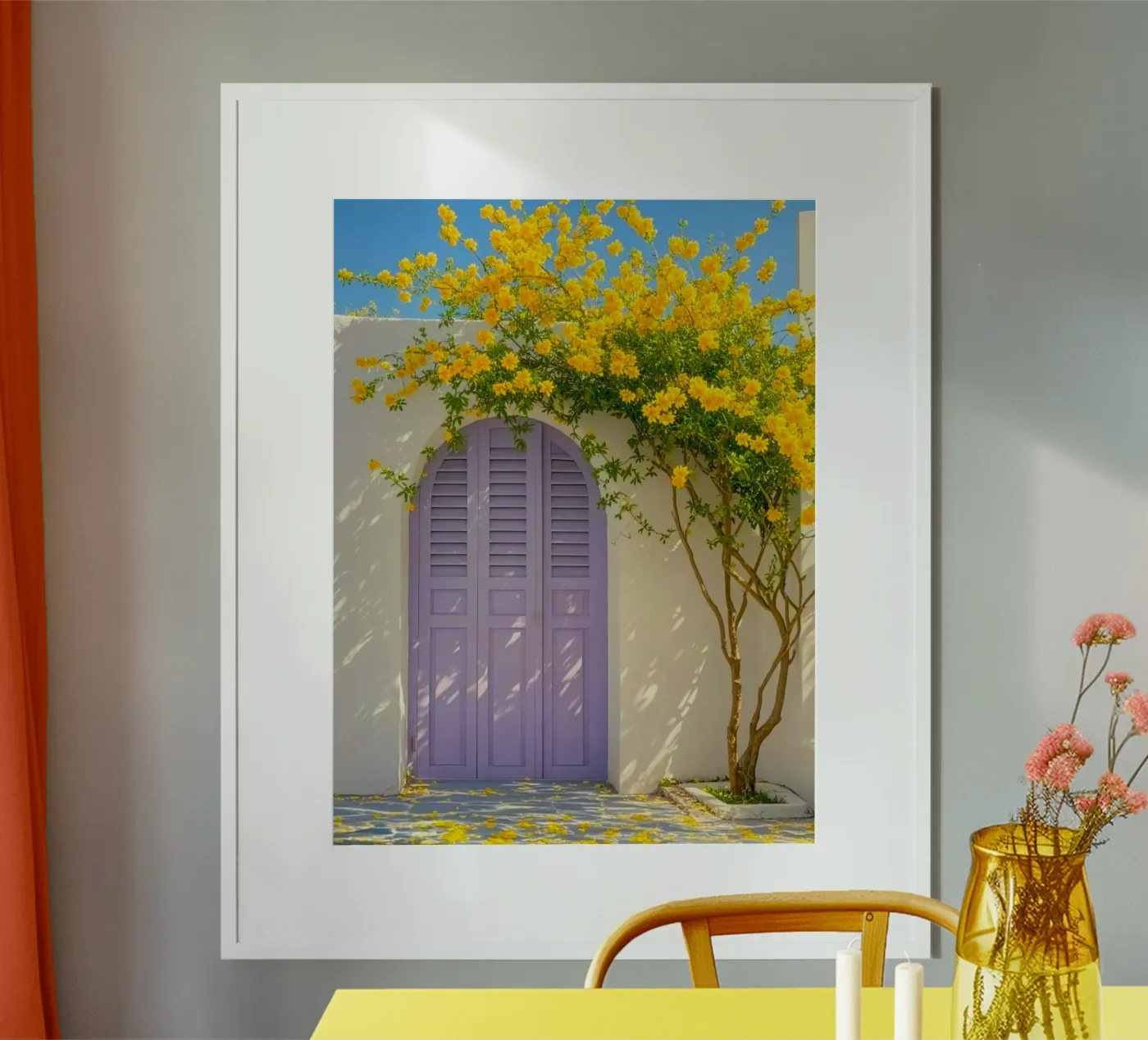 shadows stone path poster van Histrol