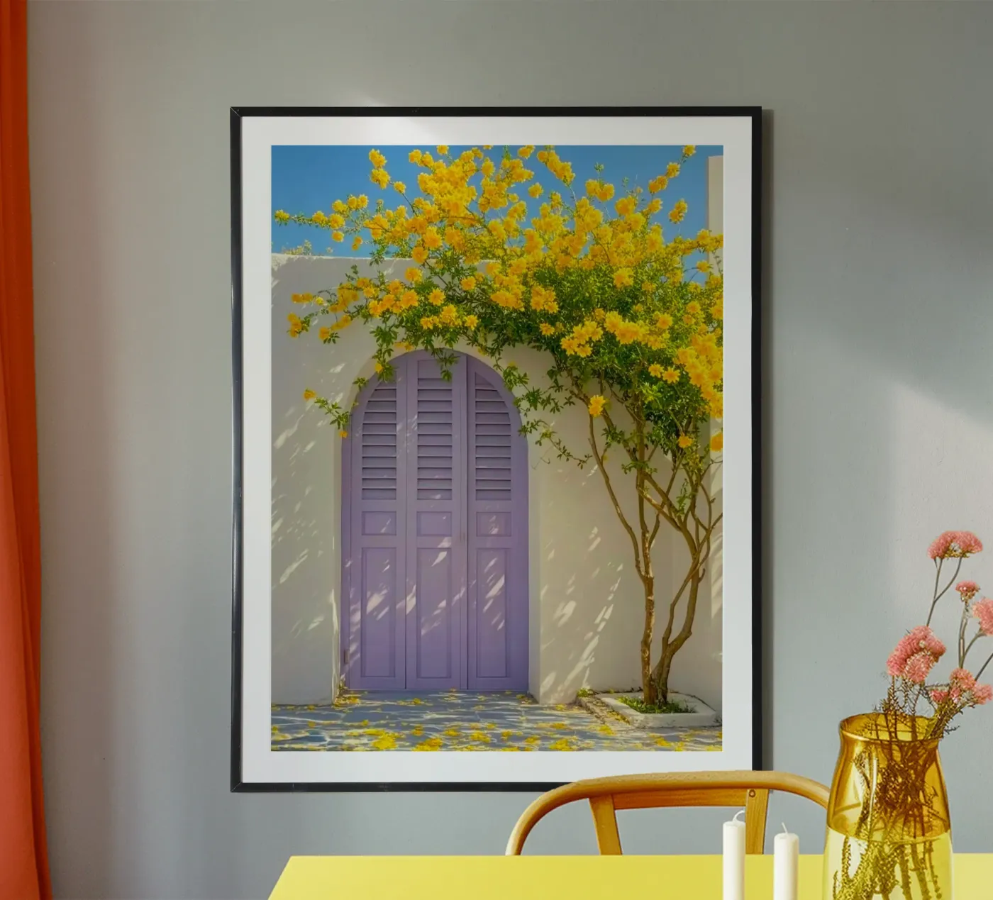 shadows stone path poster van Histrol