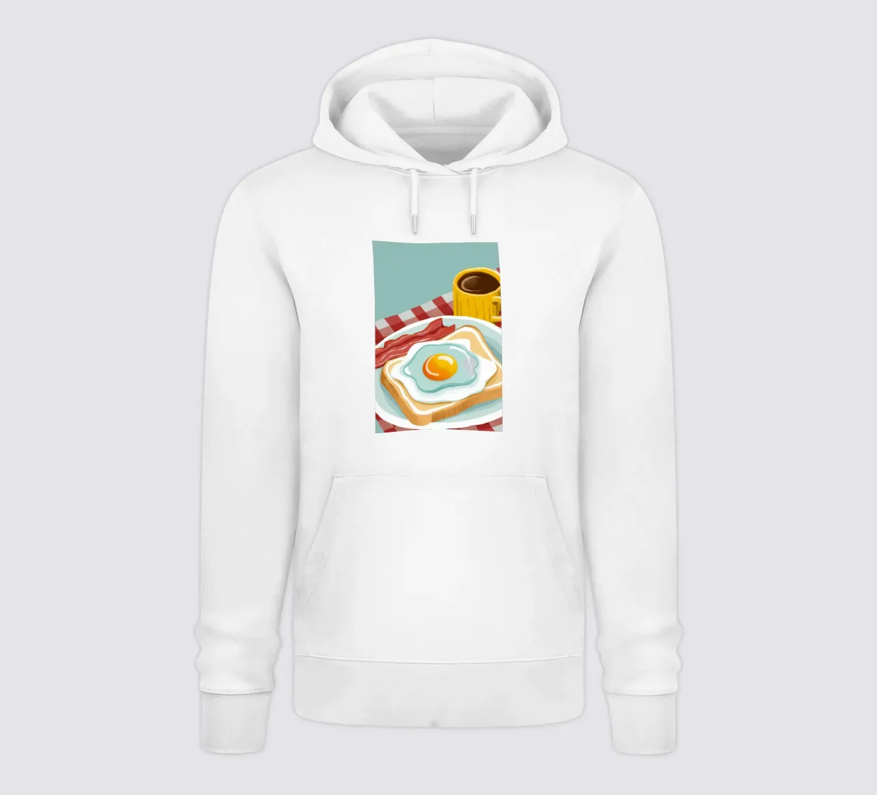 Piatto classico per la colazione felpa con cappuccio da Gaia Viesta