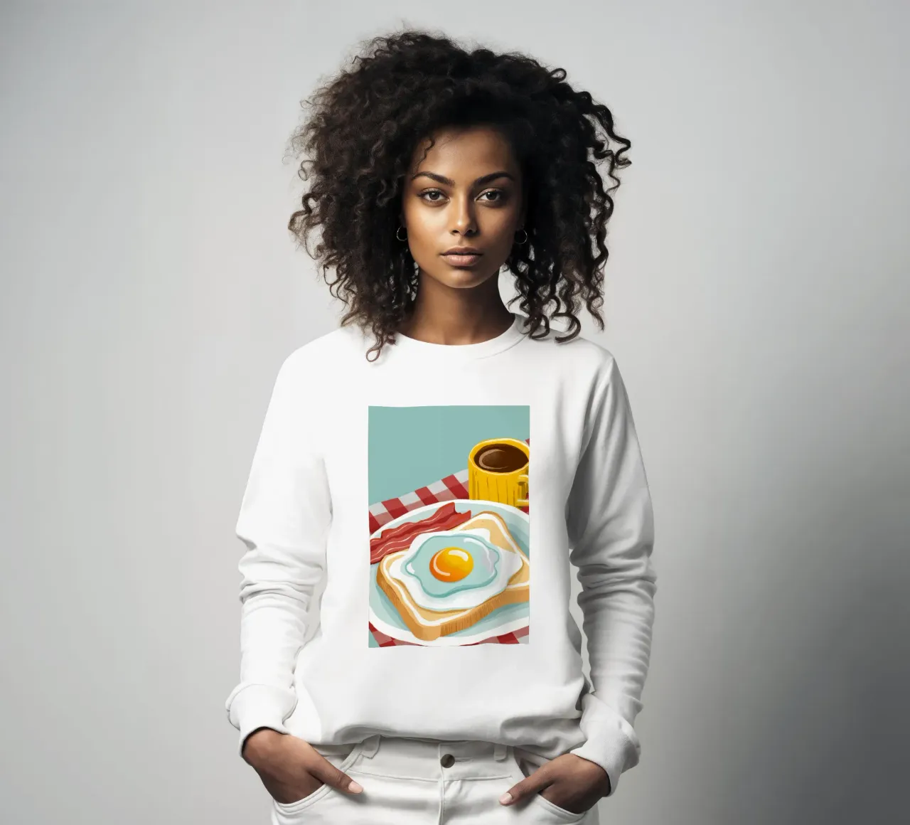 Klassischer Frühstücksteller Sweatshirt von Gaia Viesta