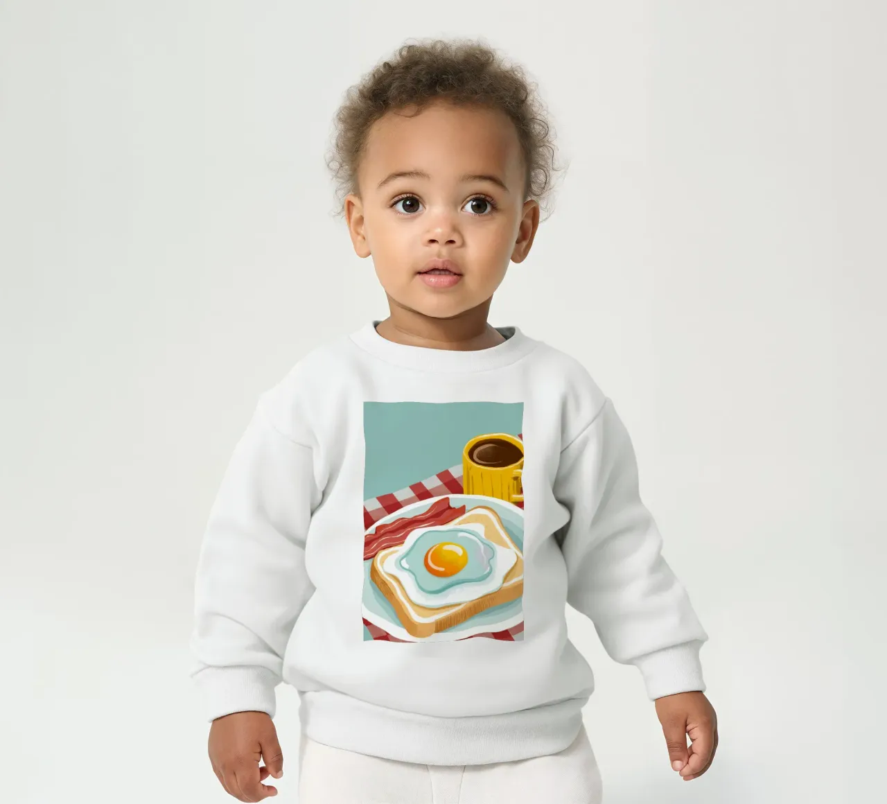 Piatto classico per la colazione felpa neonato da Gaia Viesta