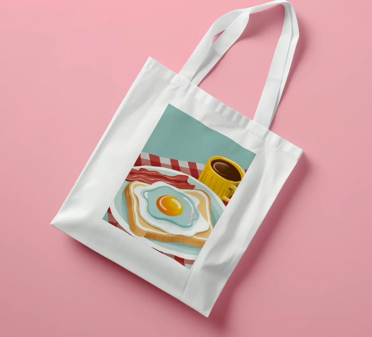 Piatto classico per la colazione borsa in juta da Gaia Viesta