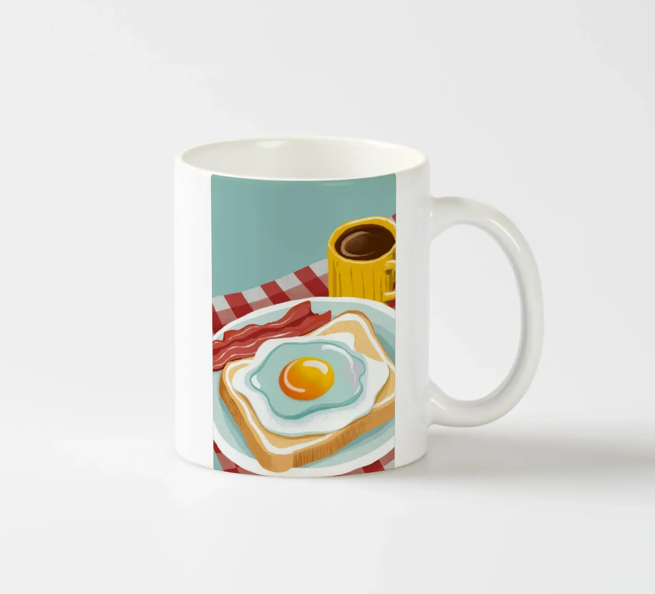Piatto classico per la colazione tazza in ceramica da Gaia Viesta