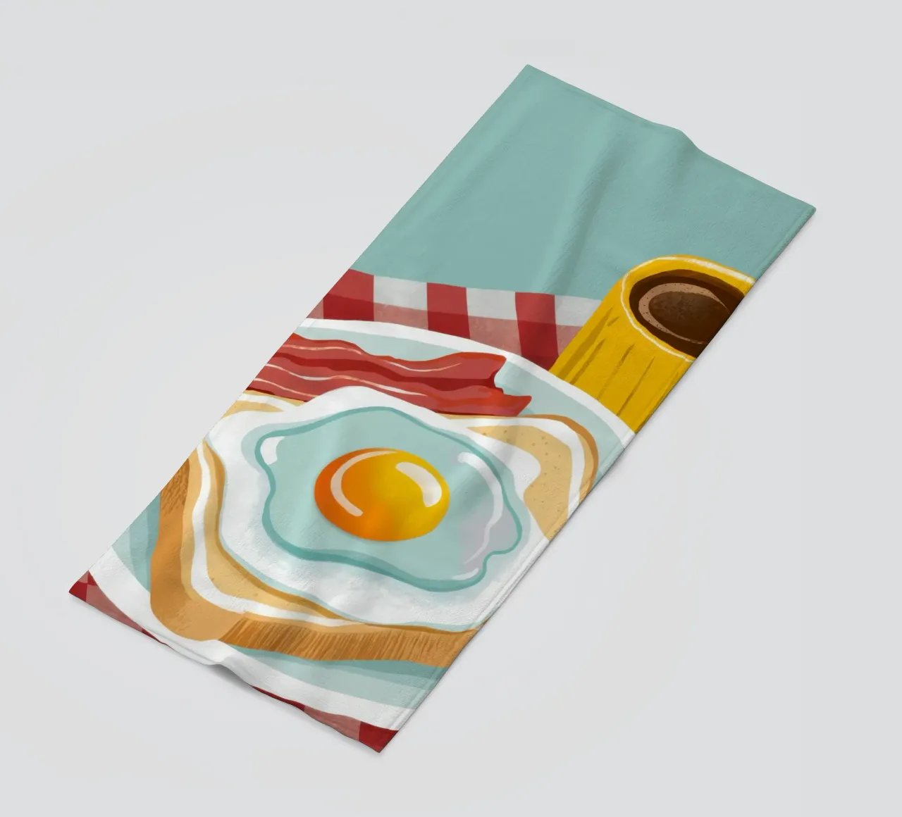 Piatto classico per la colazione telo mare da Gaia Viesta