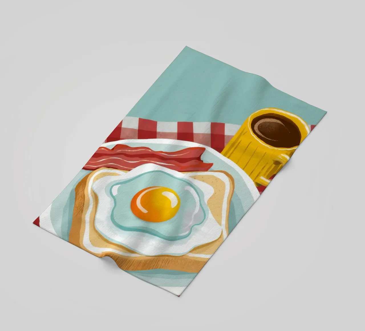 Piatto classico per la colazione telo mare da Gaia Viesta