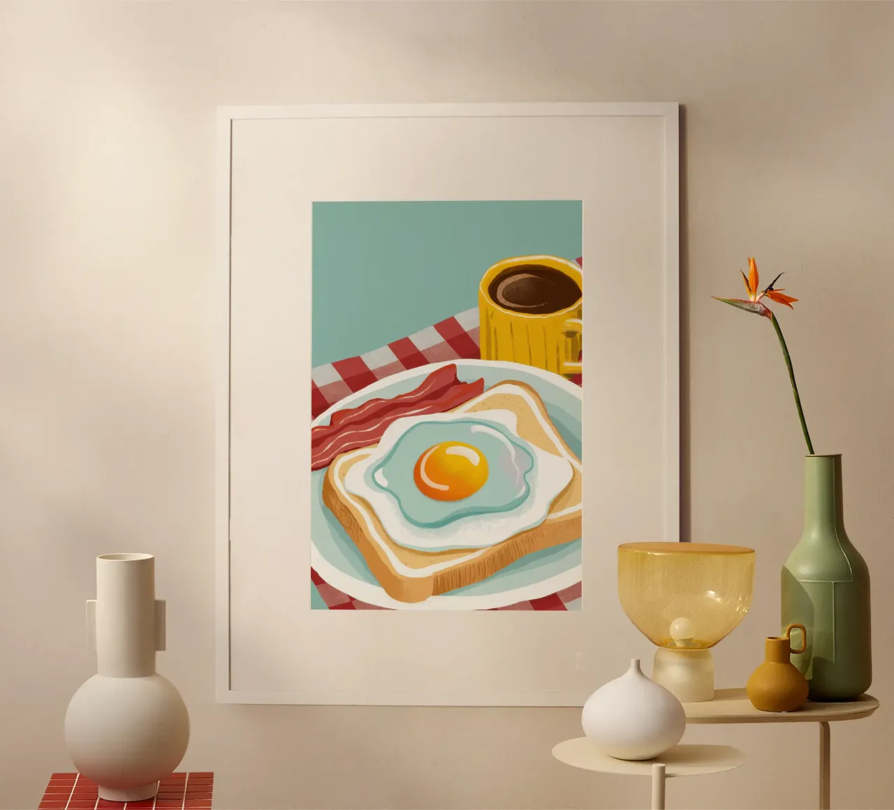 Piatto classico per la colazione poster da Gaia Viesta
