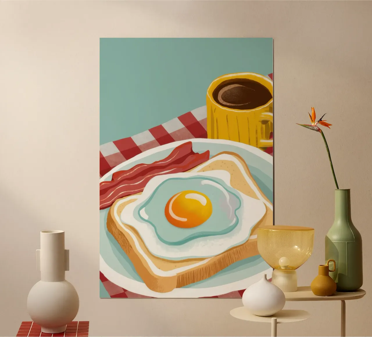Piatto classico per la colazione poster da Gaia Viesta