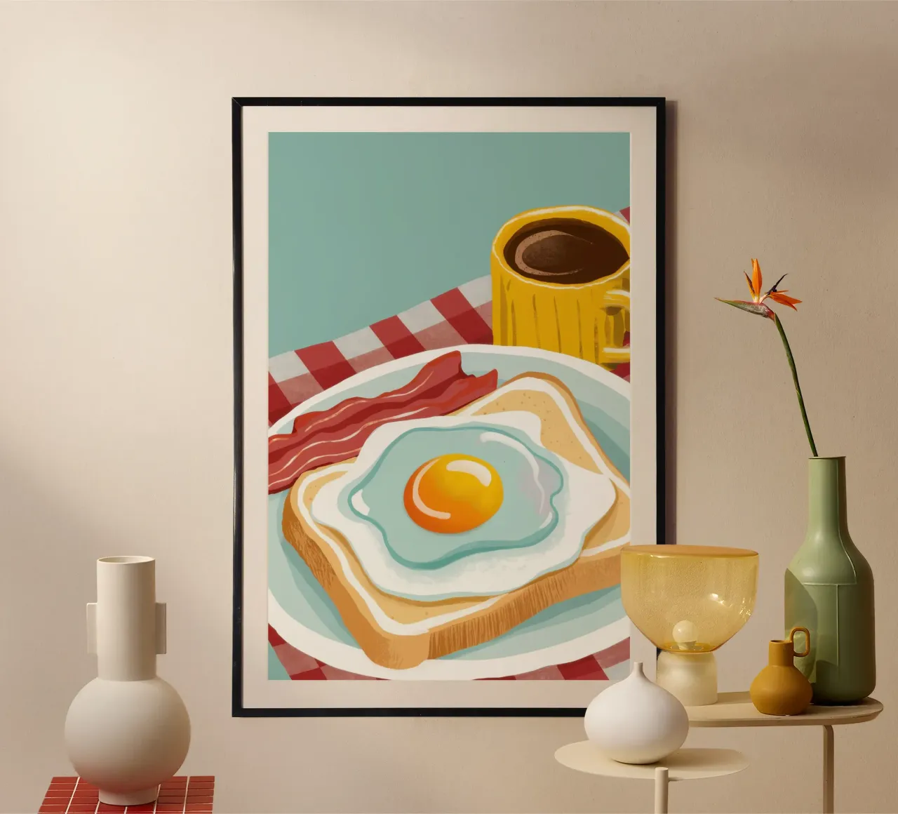 Piatto classico per la colazione poster da Gaia Viesta