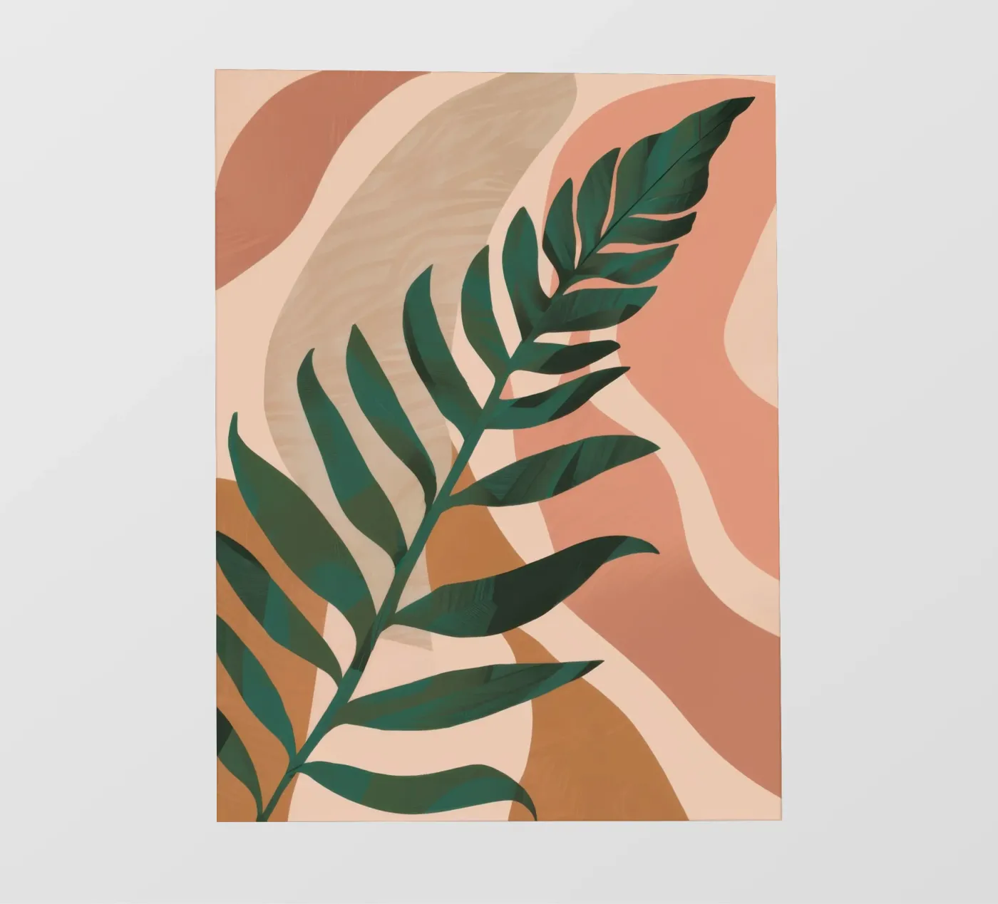 Foglia di palma semplice pellicola backlit da Selene Shade