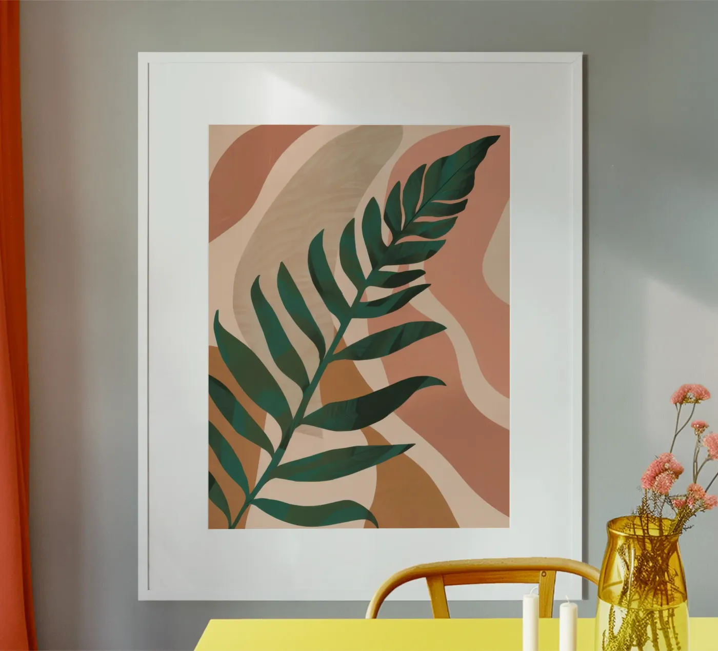 Simple Palm Leaf poster da Selene Shade