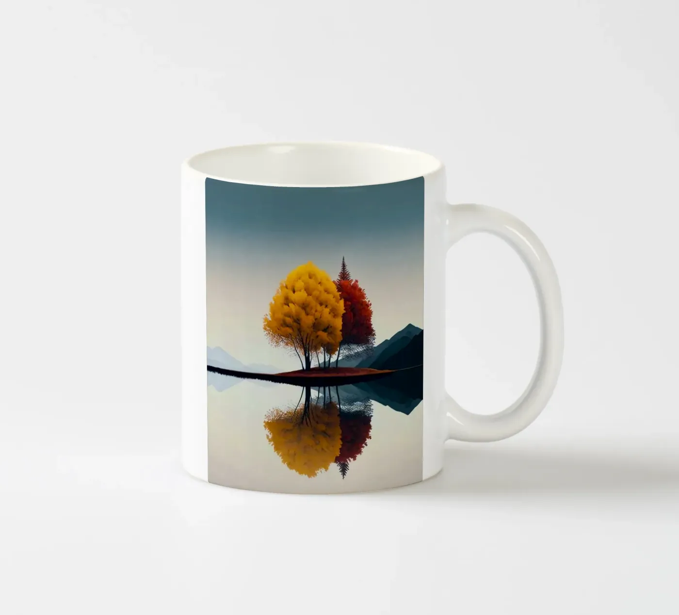 tranquility horizon ceramic mug by Histrol