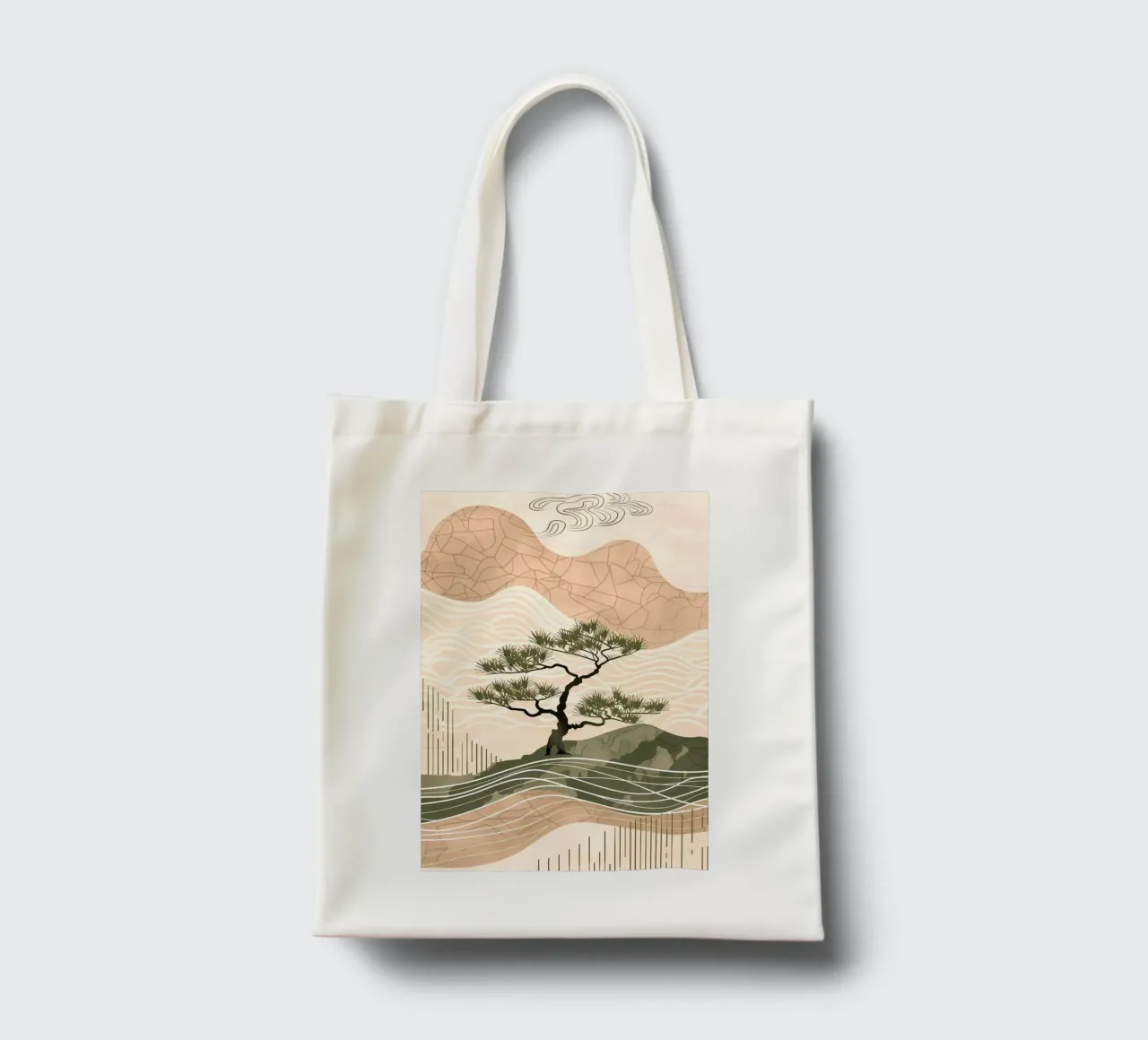 patterned abstract tote bag by Histrol