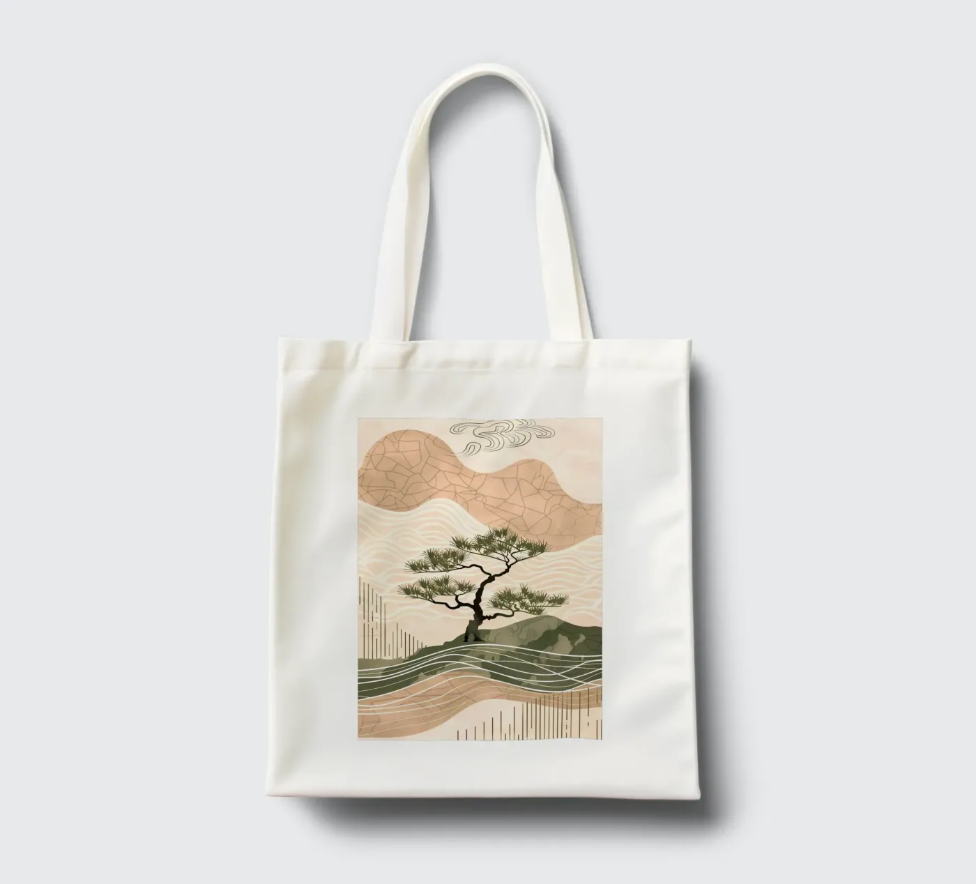 patterned abstract tote bag by Histrol