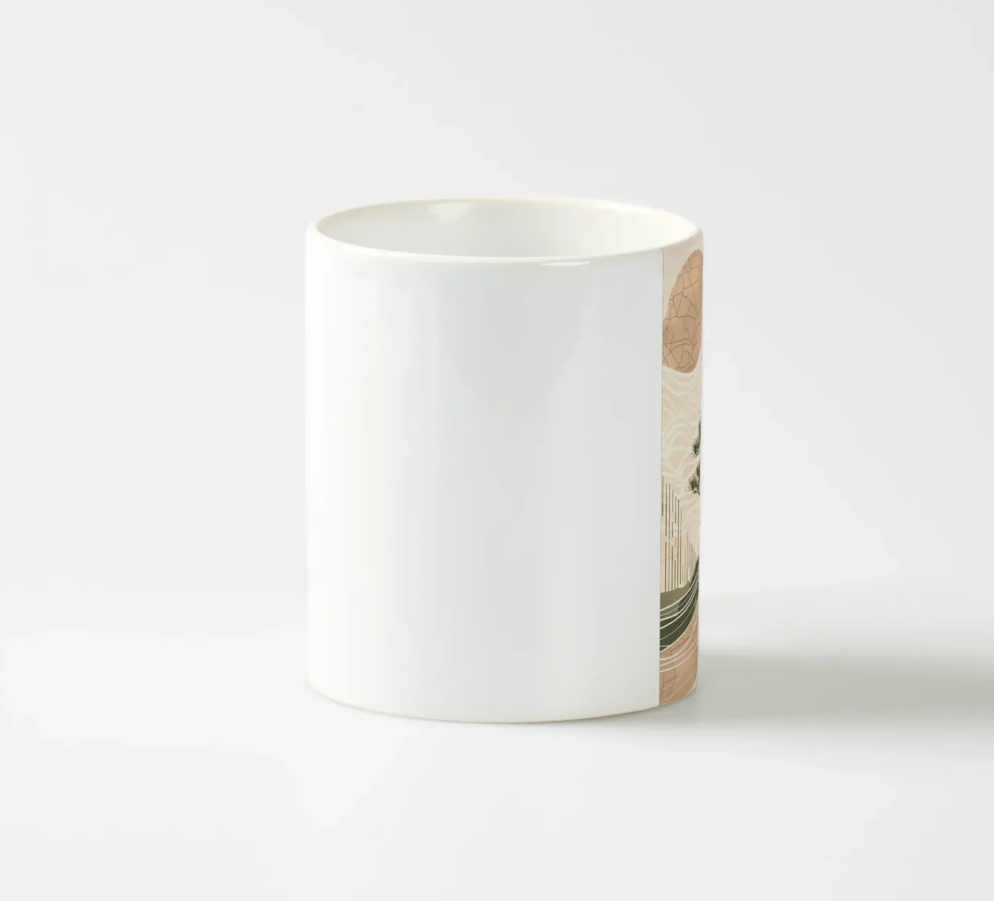 patterned abstract ceramic mug by Histrol