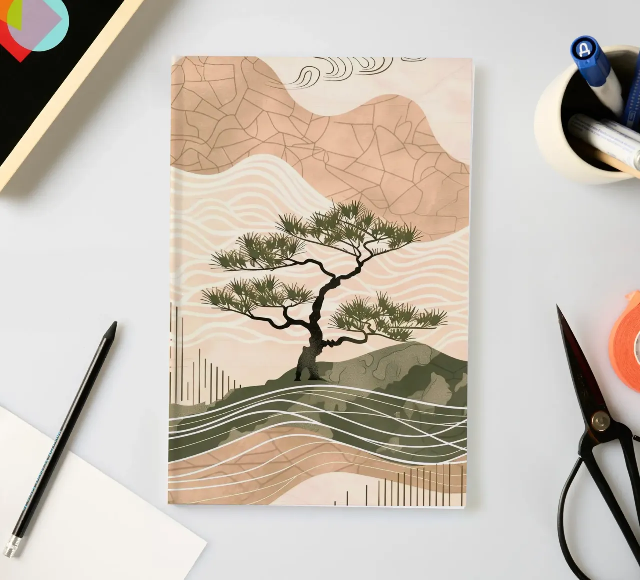 patterned abstract notebook by Histrol