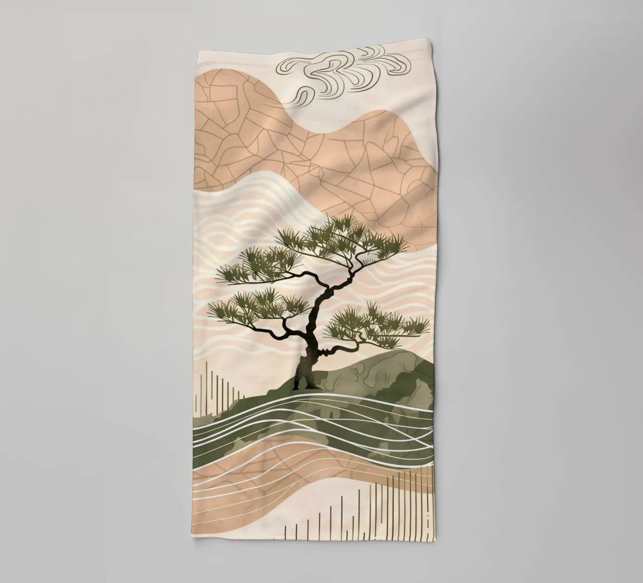 patterned abstract towel by Histrol