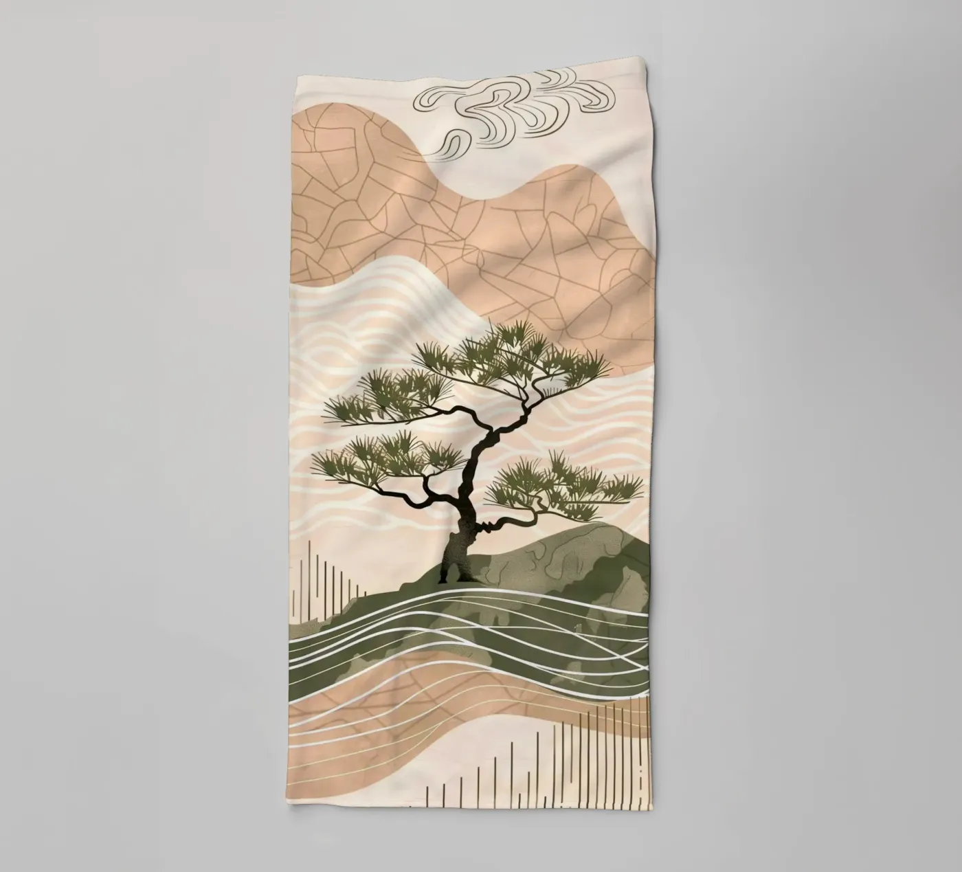 patterned abstract towel by Histrol