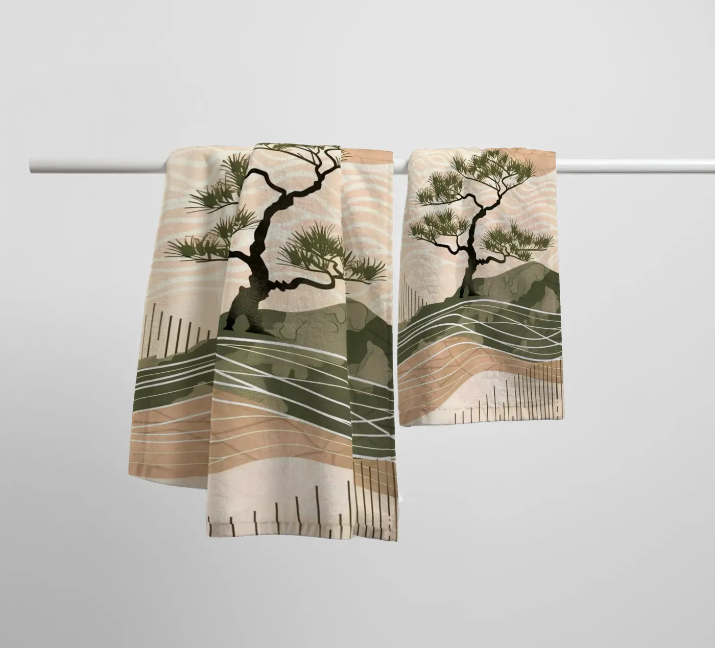 patterned abstract towel by Histrol