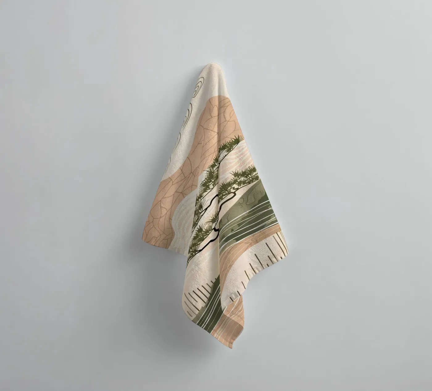 patterned abstract towel by Histrol