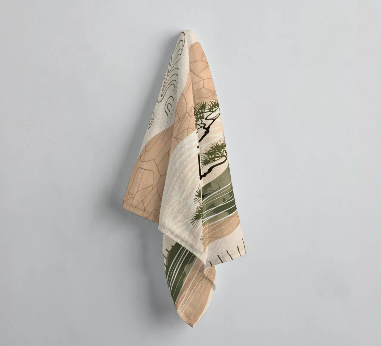 patterned abstract towel by Histrol