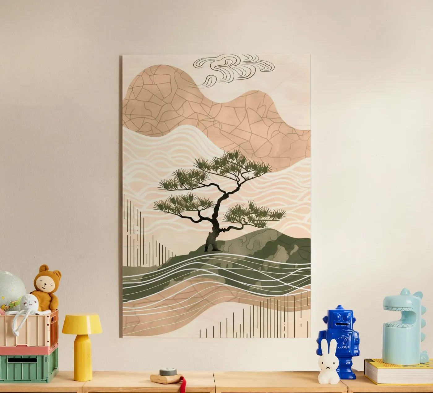 patterned abstract acryl van Histrol