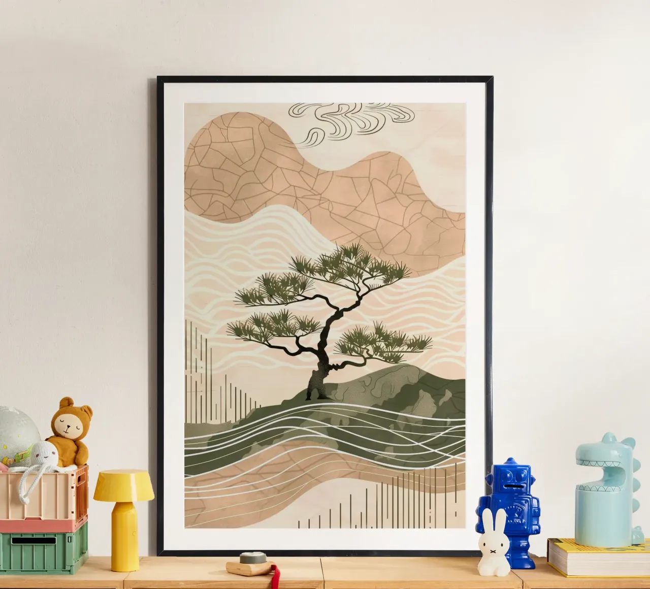 patterned abstract poster van Histrol