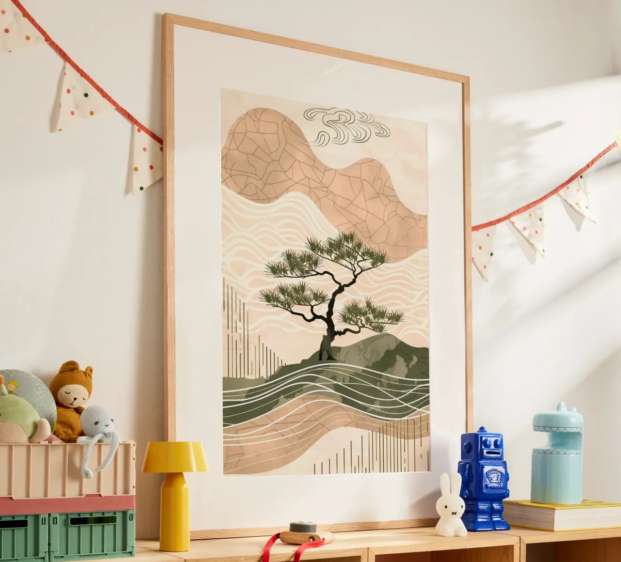 patterned abstract poster van Histrol