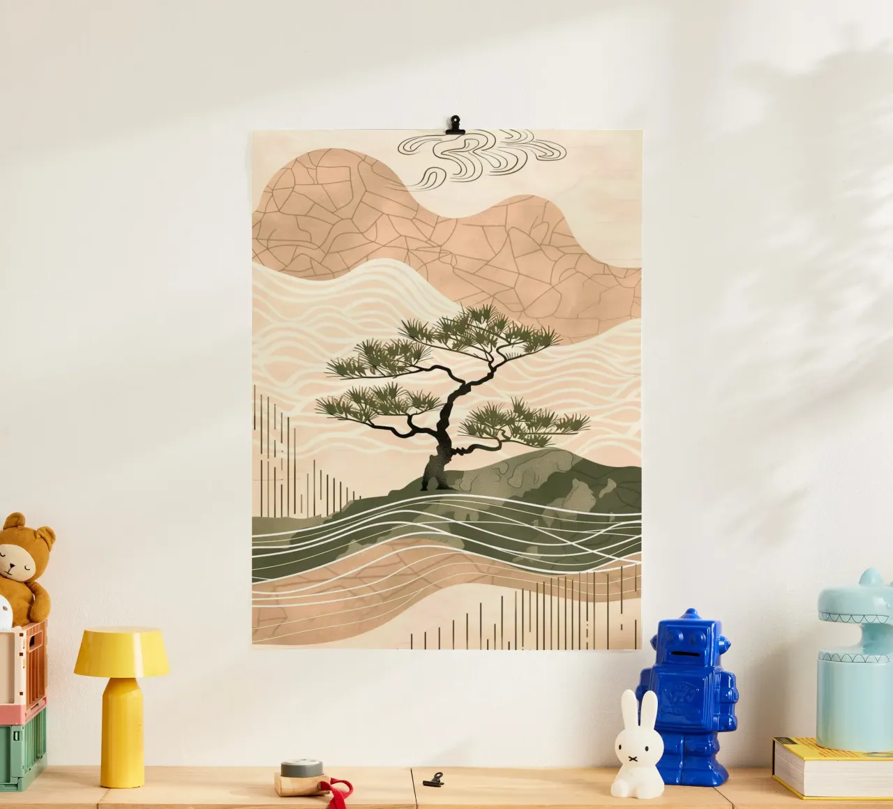 patterned abstract poster van Histrol