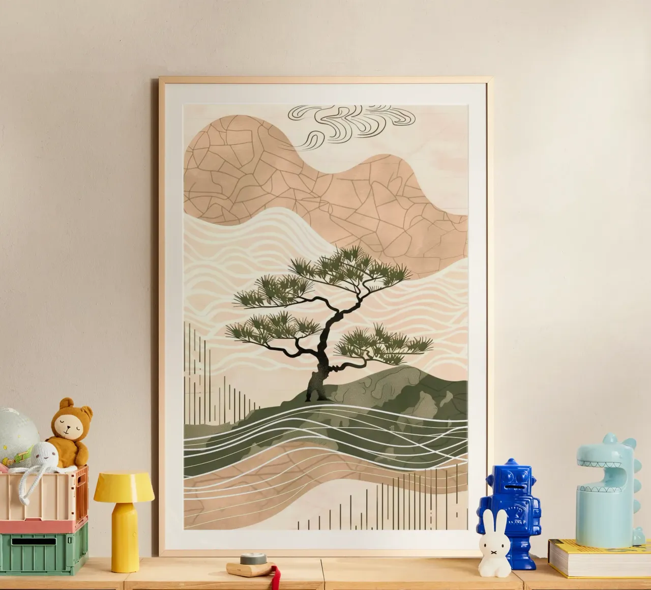 patterned abstract poster van Histrol