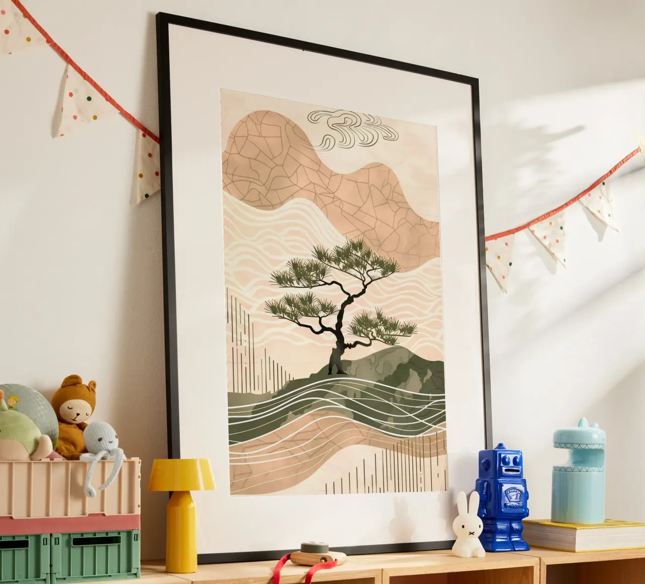 patterned abstract poster van Histrol